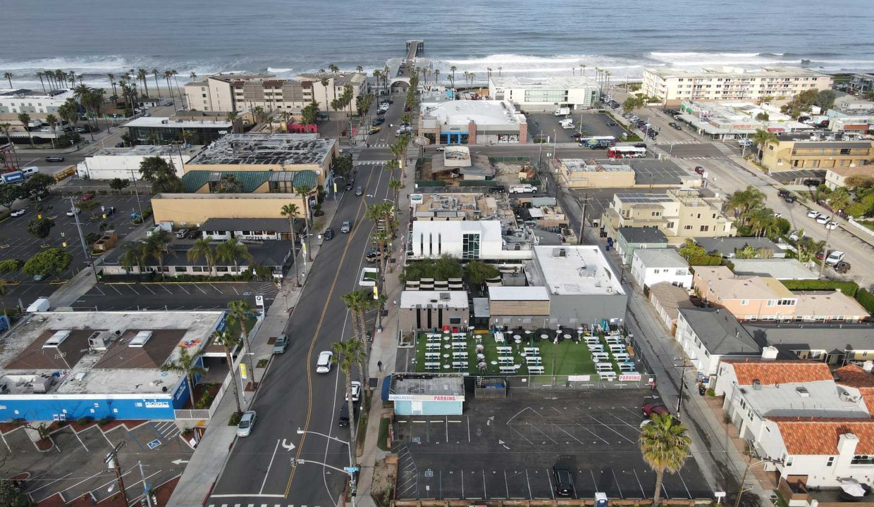 Pacific Beach Central Signalized Corner